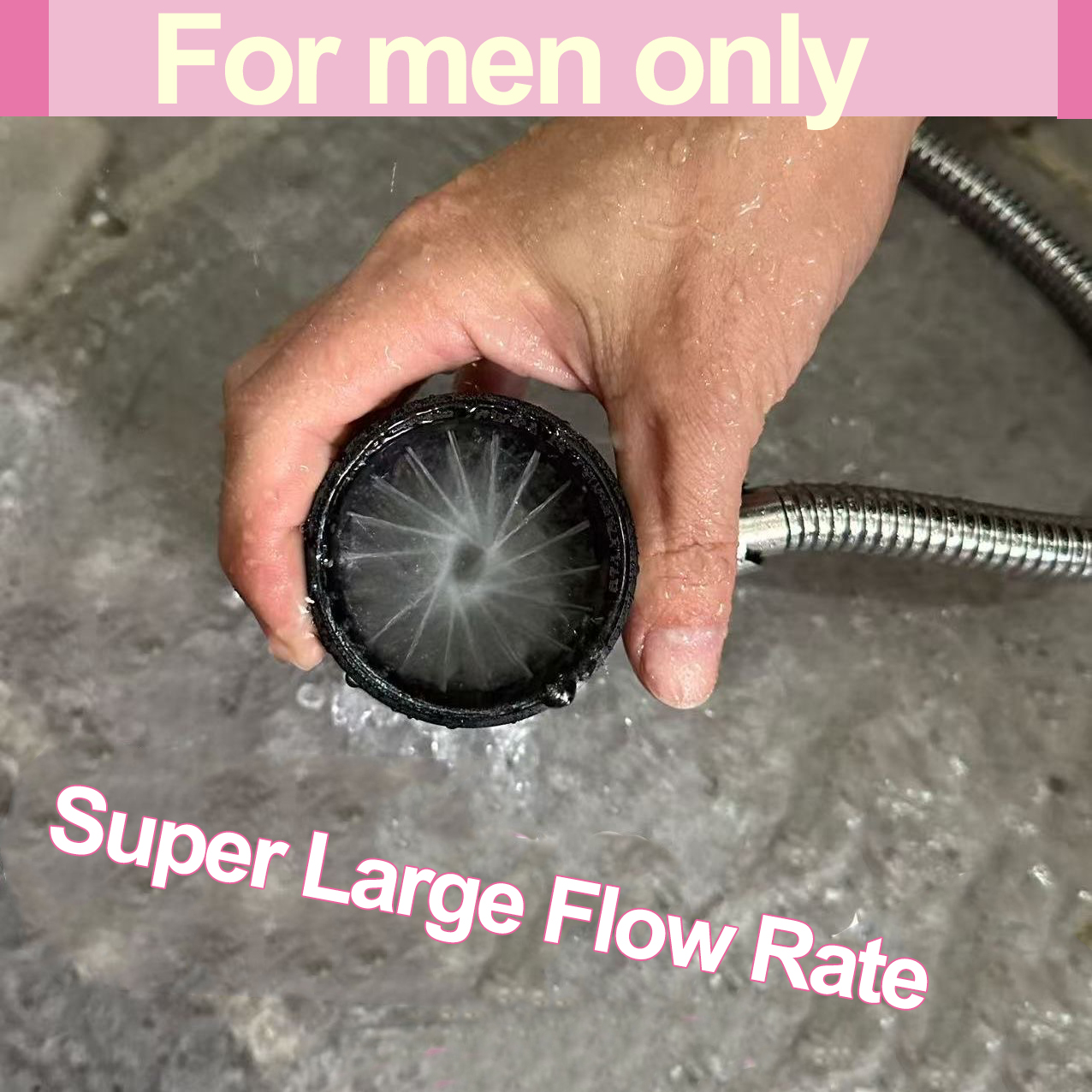 Shower Head Rain - High Pressure Handheld Shower Head ,Flushing