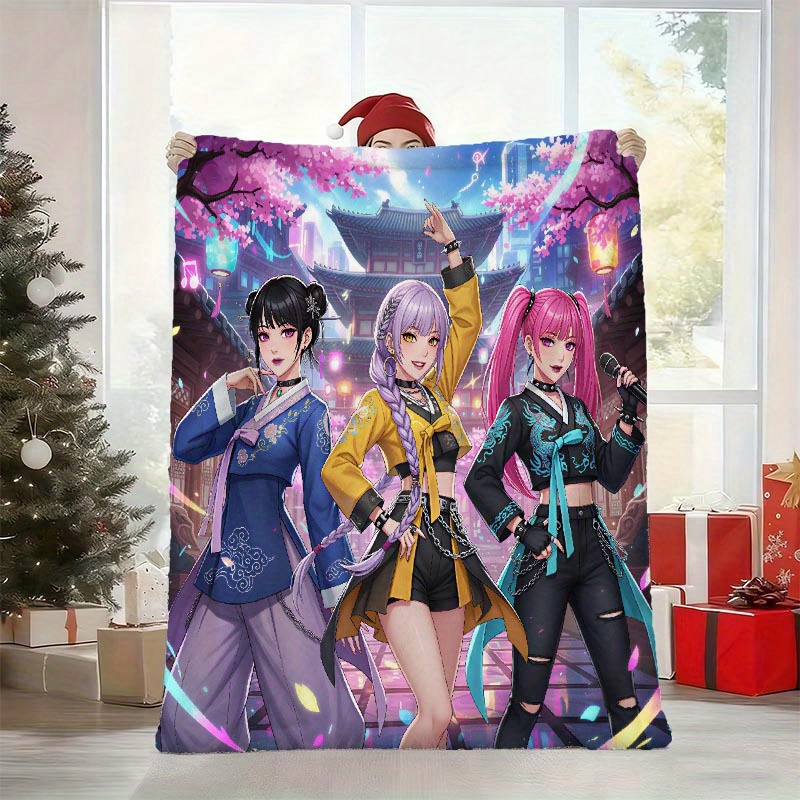 Home Bathroom Name - KPOP Group Themed Blanket with Logos
