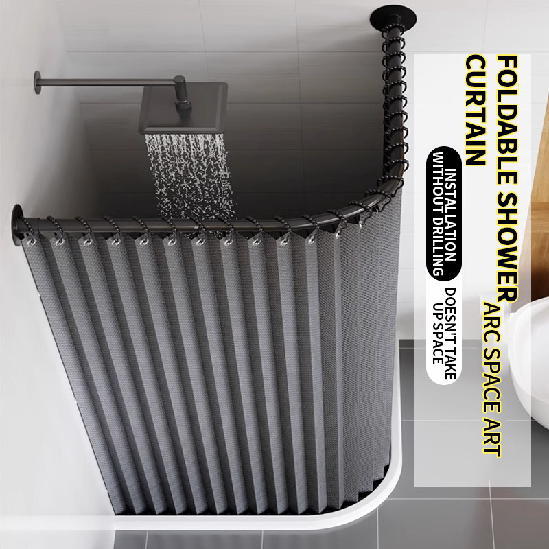 Home Bathroom Partition - Arcane Bathroom Shower Curtain Rod Set,