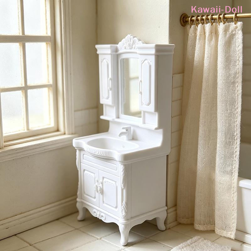 Home Bathroom Gadgets - [DO]1Pcs 1/12 Dollhouse Miniature Bathroom Handwashing