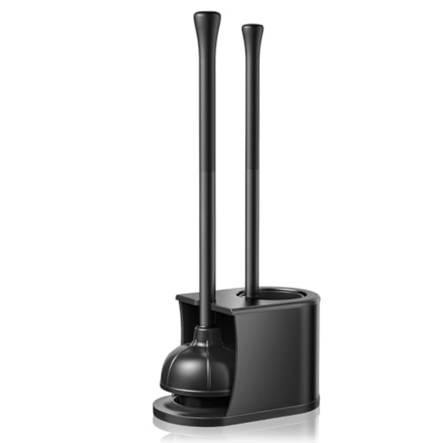 Plunger Toilet - Toilet Plunger and Brush Set: in