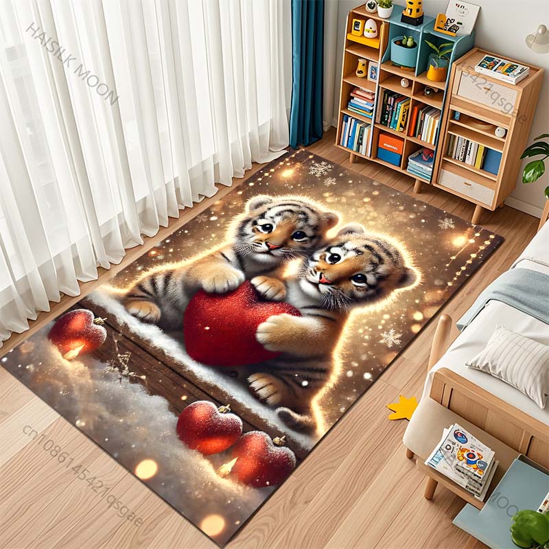 Two Cute Little Tigers Carpet  - đánh giá và giá Home Bathroom With Two Toilets