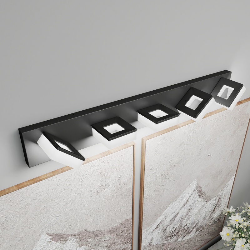 Adjustable 5-Head LED Mirror L - đánh giá và giá Home Bathroom Vanity