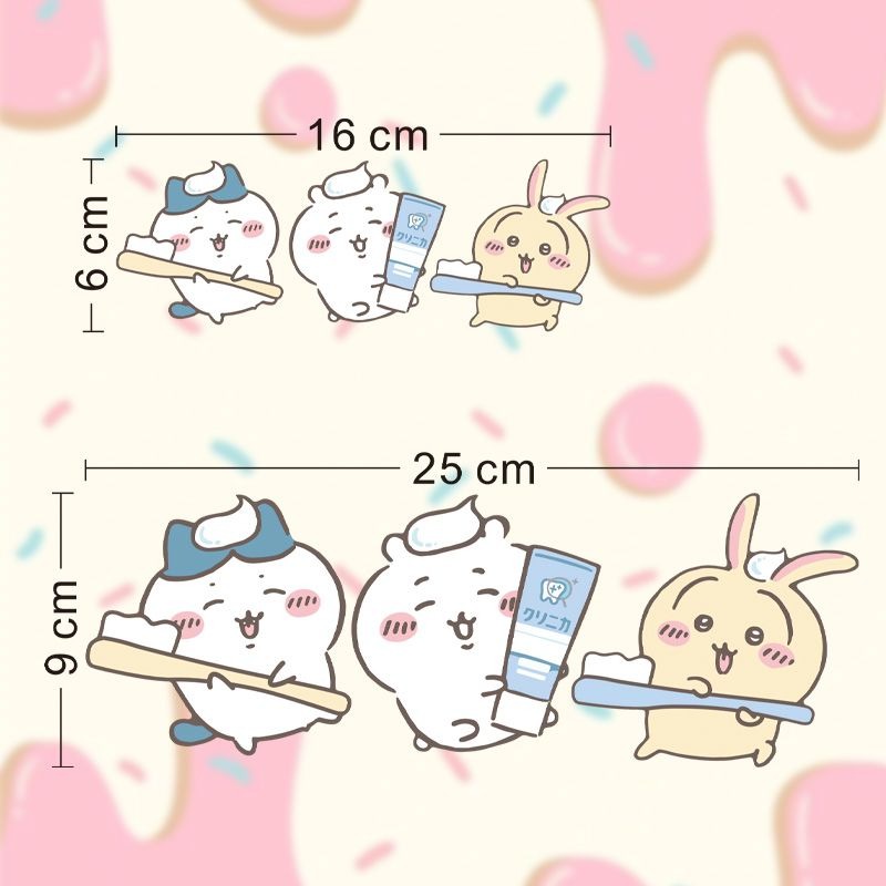 Hot Chiikawa Mirror Stickers S - đánh giá và giá Home Bathroom Vanity