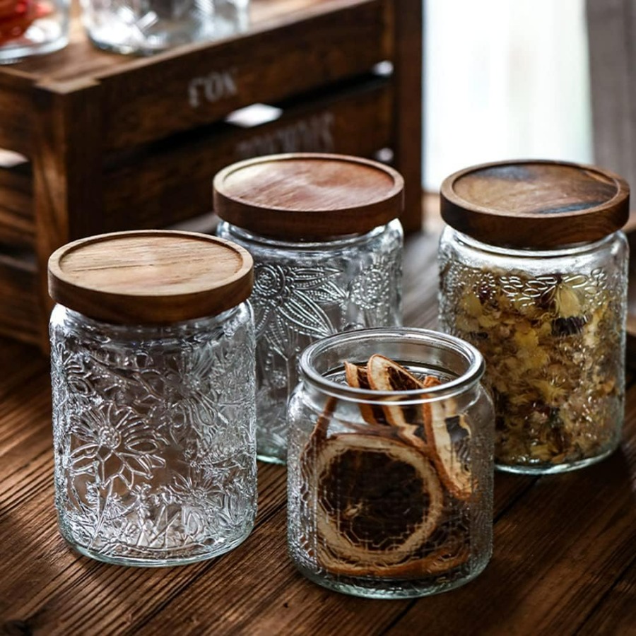 ANSQU Vintage Glass Jar with L - đánh giá và giá Bath Salts Jar
