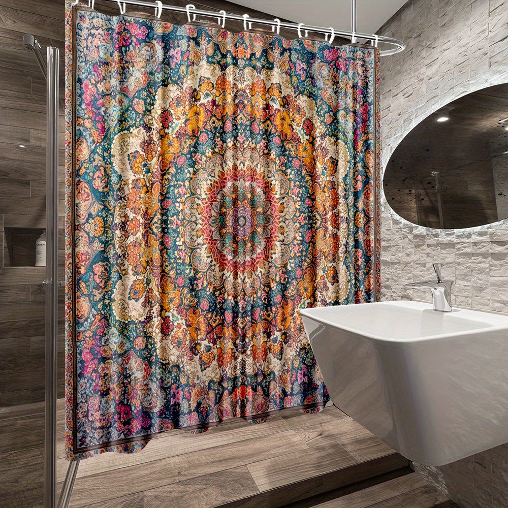 Shower Curtain Multi Sizes 2D  - đánh giá và giá Home Bathroom Partition