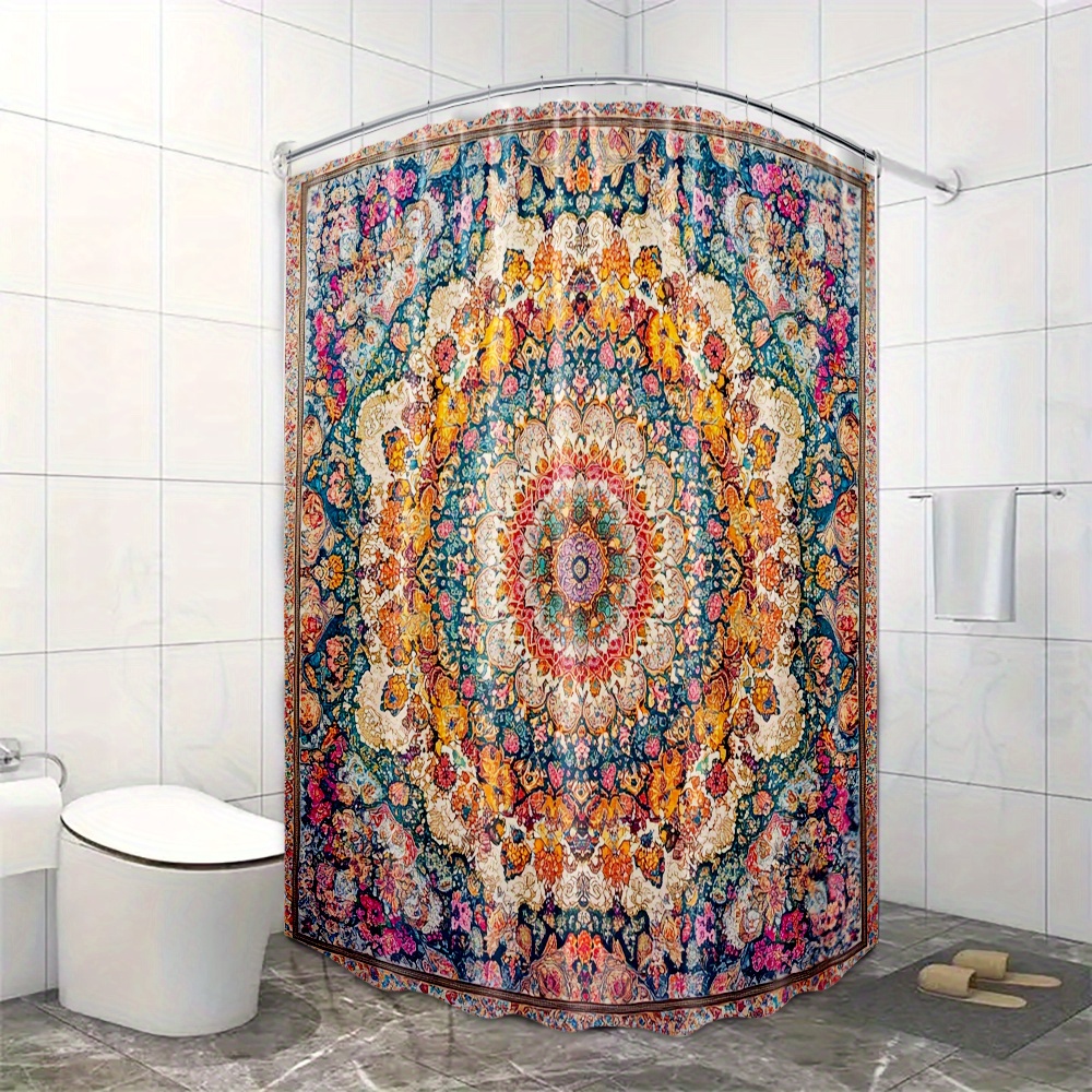 Shower Curtain Multi Sizes 2D  - đánh giá và giá Home Bathroom Partition