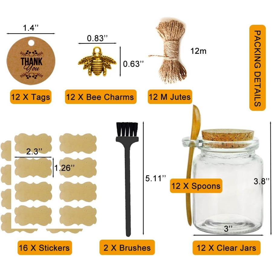 Glass Sugar Scrubs Jars, Bath  - đánh giá và giá Bath Salts Jar