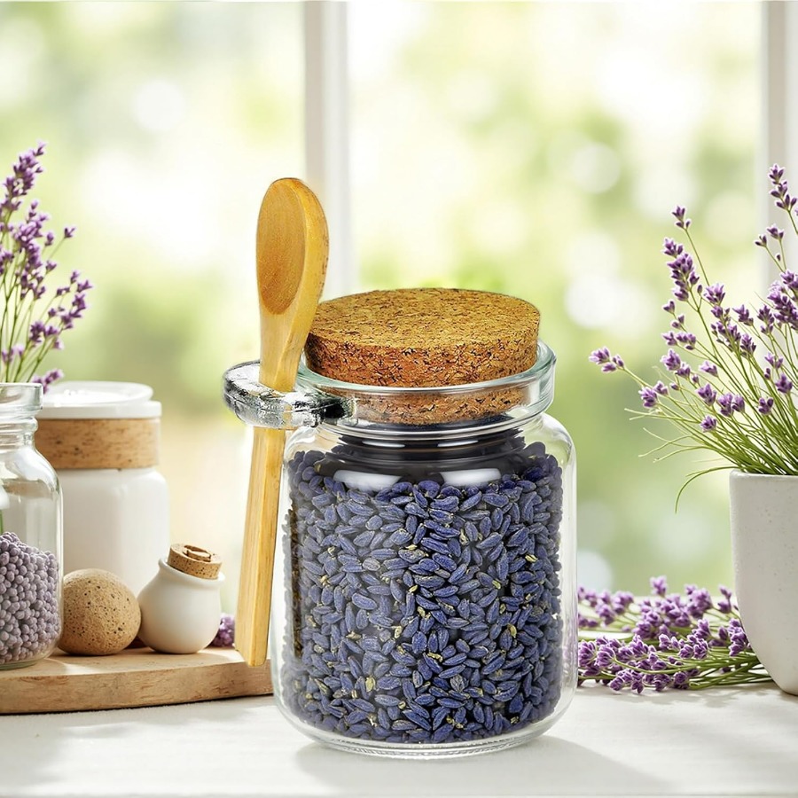 Glass Sugar Scrubs Jars, Bath  - đánh giá và giá Bath Salts Jar