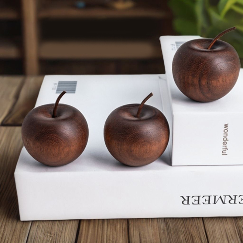 1PCS Of Wooden Apple Shaped Es - đánh giá và giá Home Bathroom Essentials