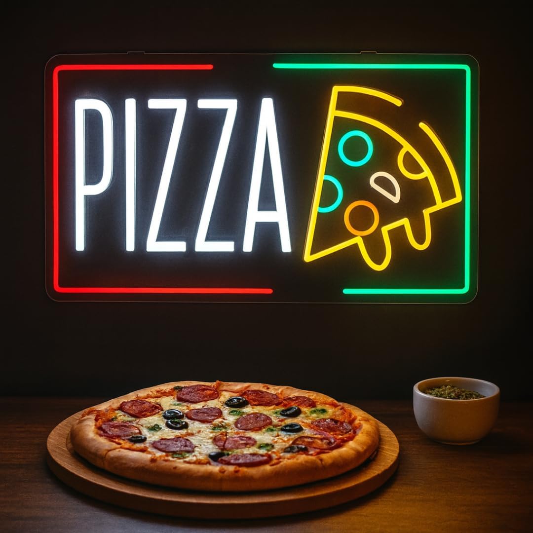Pizza Neon Sign Business USB L - đánh giá và giá Home Kitchen & Bathroom