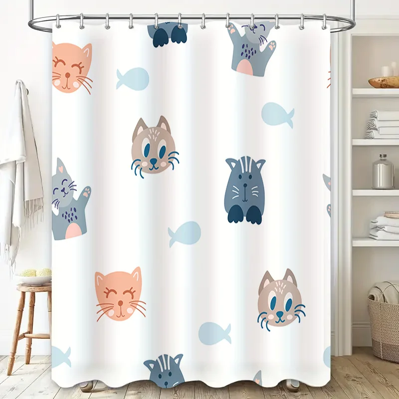 Adorable Cartoon Cat Fish Show - đánh giá và giá Adorable Home Bathroom Ideas