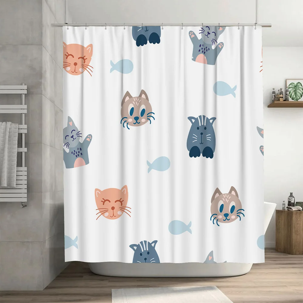 Adorable Cartoon Cat Fish Show - đánh giá và giá Adorable Home Bathroom Ideas