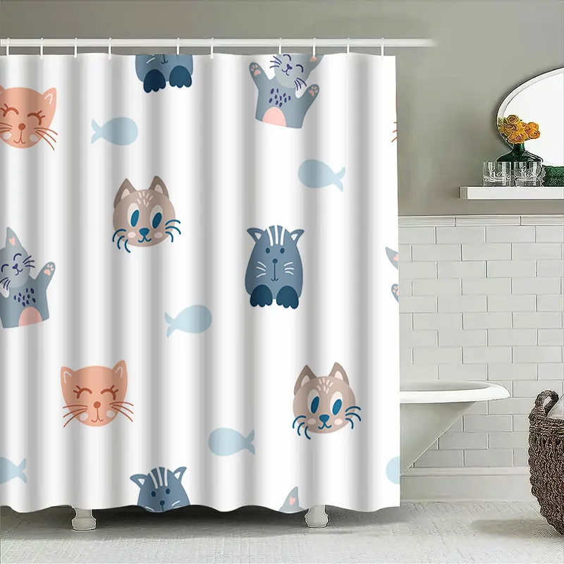 Adorable Cartoon Cat Fish Show - đánh giá và giá Adorable Home Bathroom Ideas