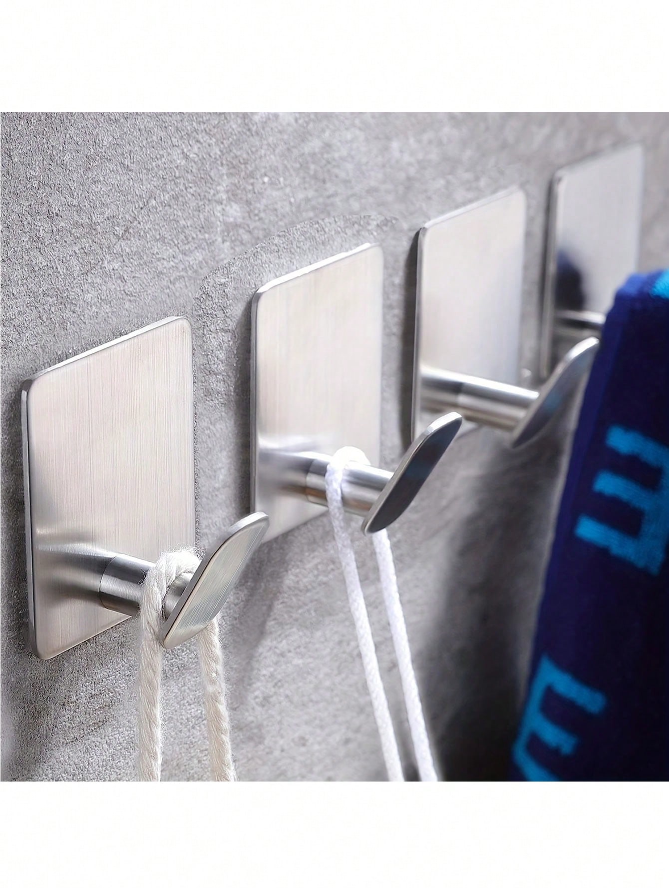 2pcs Adhesive Towel Hooks/Bath - đánh giá và giá Home Bathroom Decor