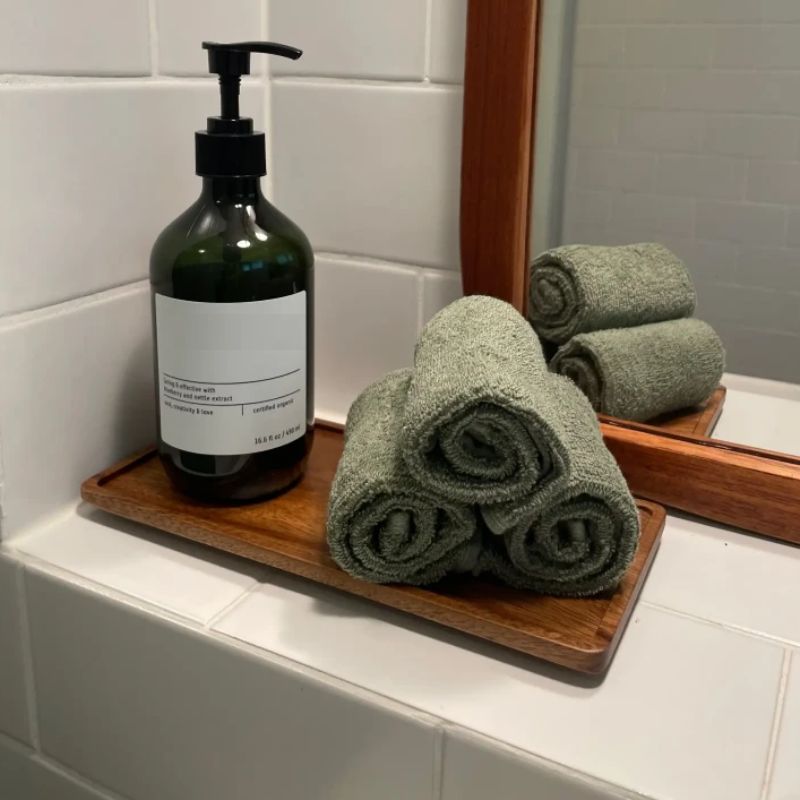 Natural Wooden Rectangular Ser - đánh giá và giá Home Bathroom Vanity