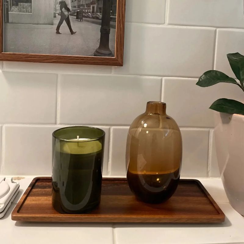 Natural Wooden Rectangular Ser - đánh giá và giá Home Bathroom Vanity