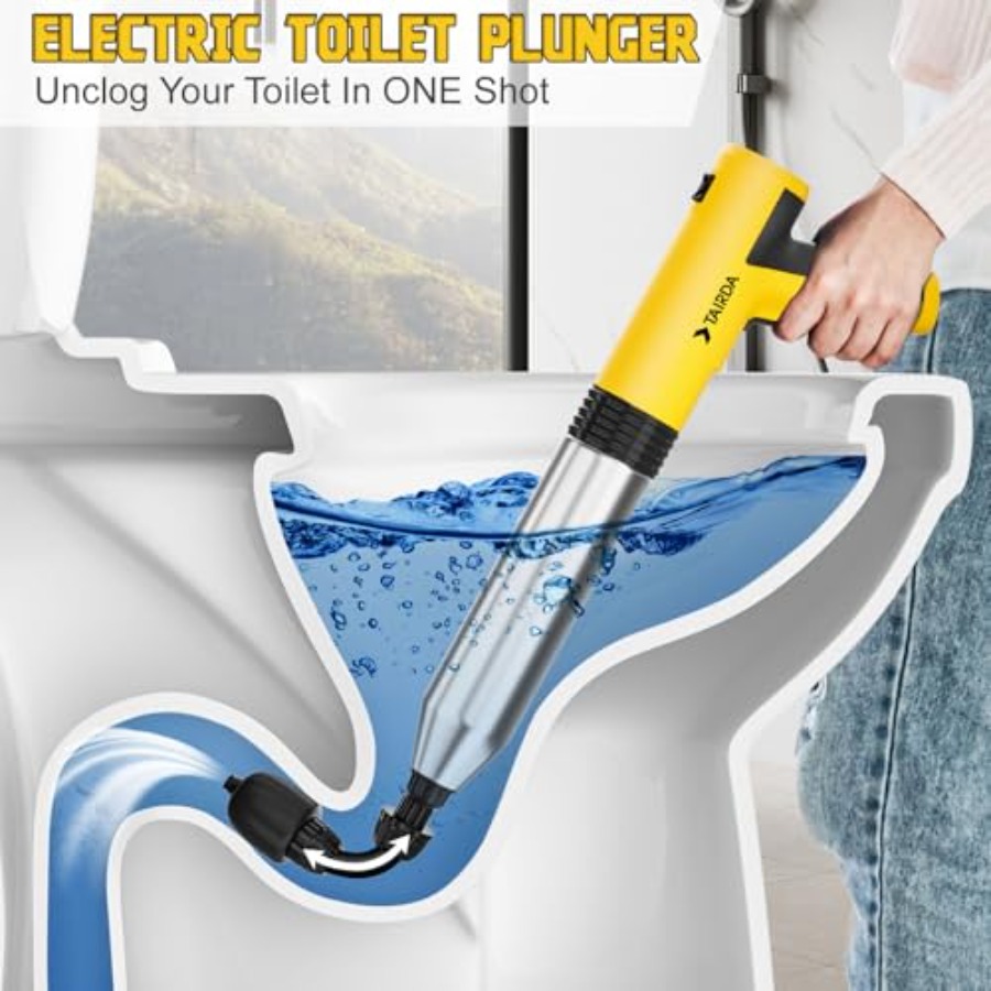 Electric Toilet Plunger, High  - đánh giá và giá Plunger Toilet