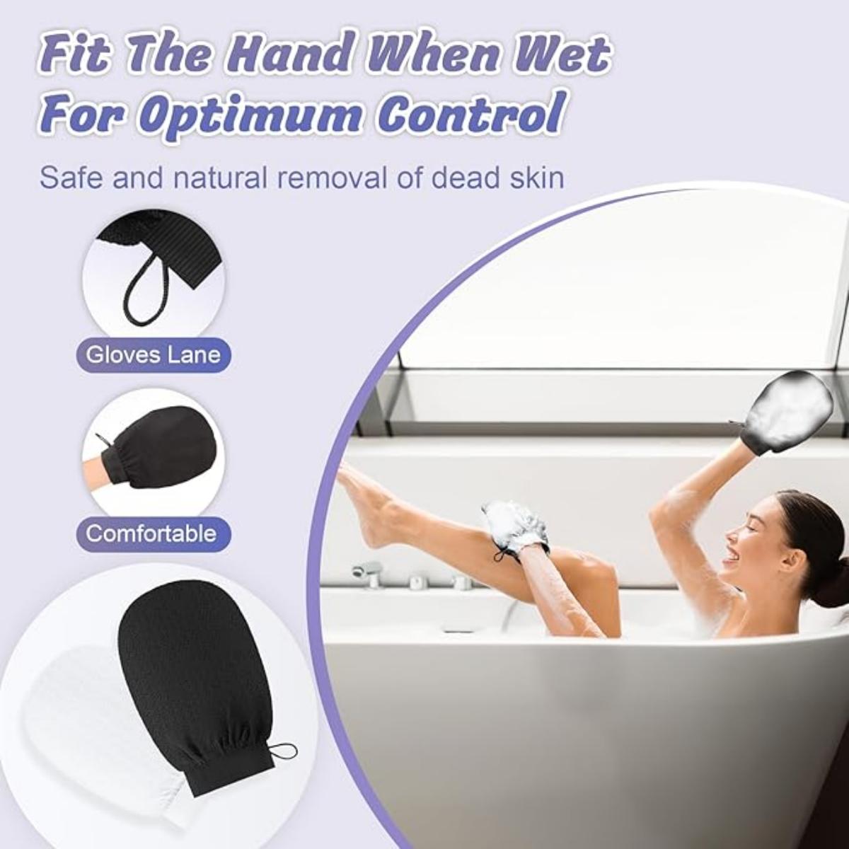 Hammam Exfoliating Shower Glov - đánh giá và giá Home Bathroom Gadgets