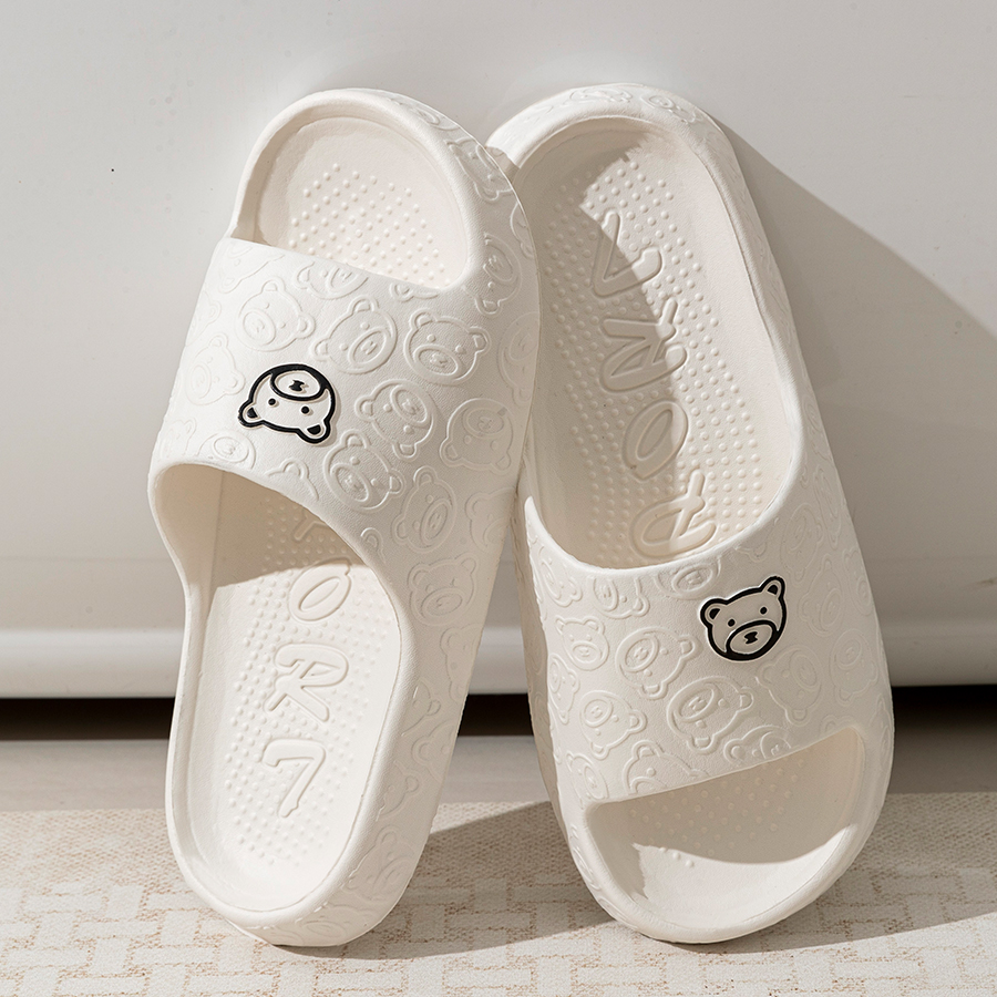 Printting Cute Bear Women Slip - đánh giá và giá Home Outdoor Bathroom