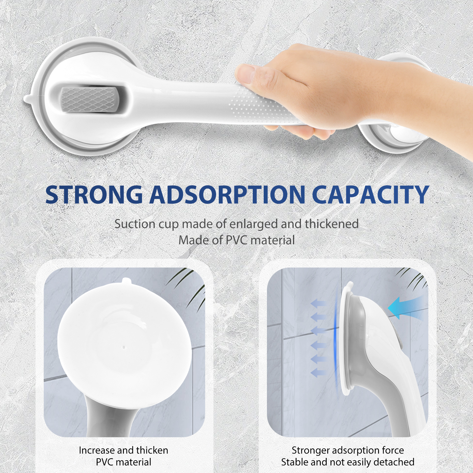 2Pcs Shower Handle Nonslip Sho - đánh giá và giá Home Bathroom Grab Bar