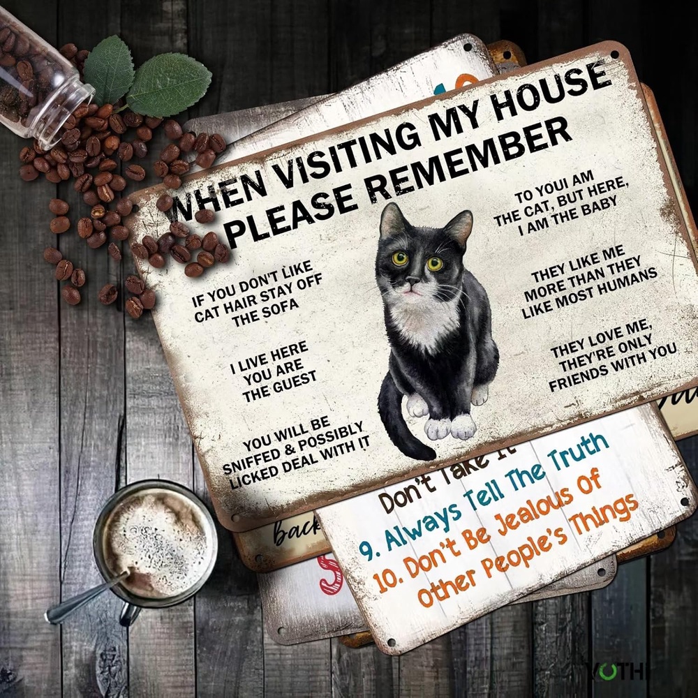 Iron Cat Sign | 