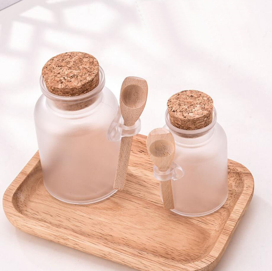 100ML plastic PET bottle jar p - đánh giá và giá Bath Salts Jar