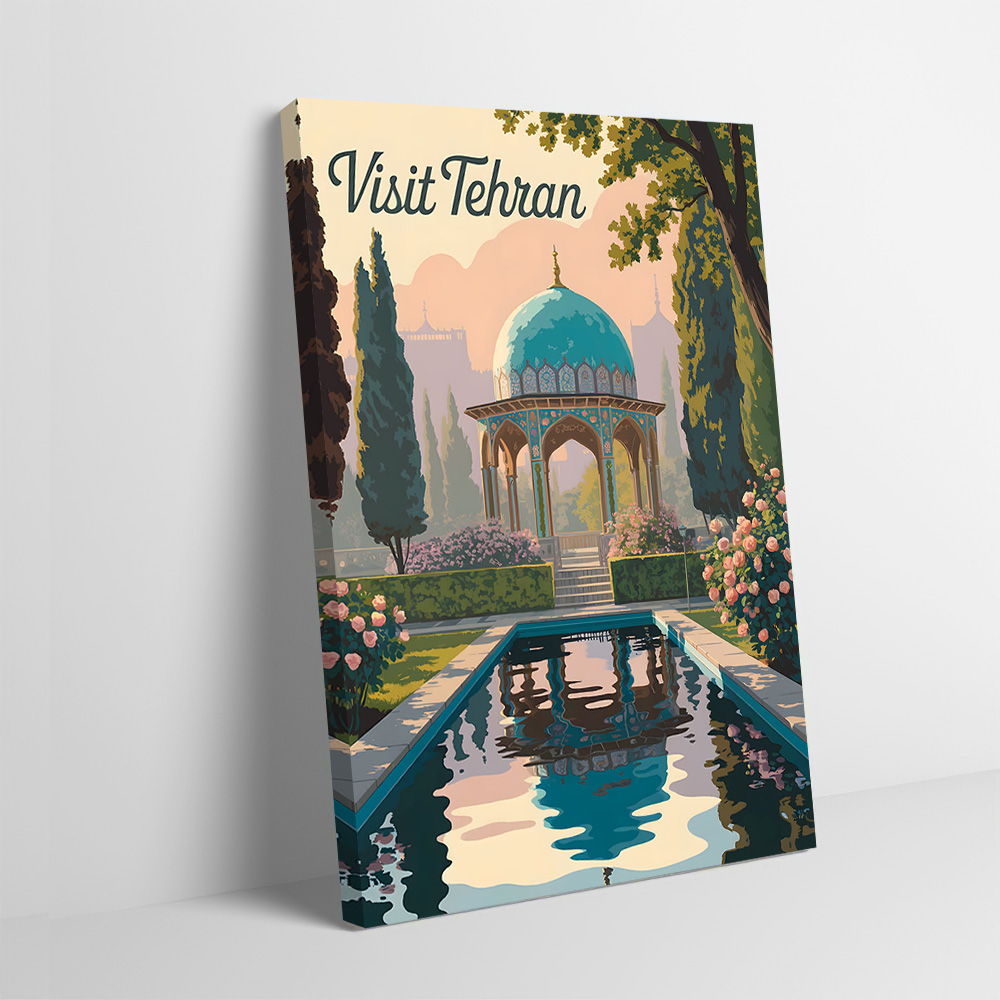 Visit Tehran Travel Poster Cus - đánh giá và giá Bathroom Home Visit