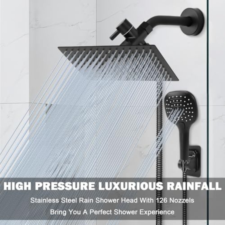 Shower Head with Hose, High Pr - đánh giá và giá Shower Head Rain