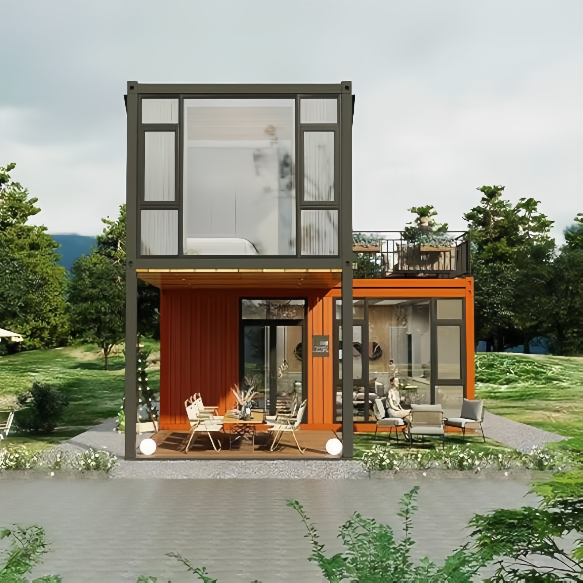 40FT Expandable Modular Prefab - đánh giá và giá Home Kitchen & Bathroom