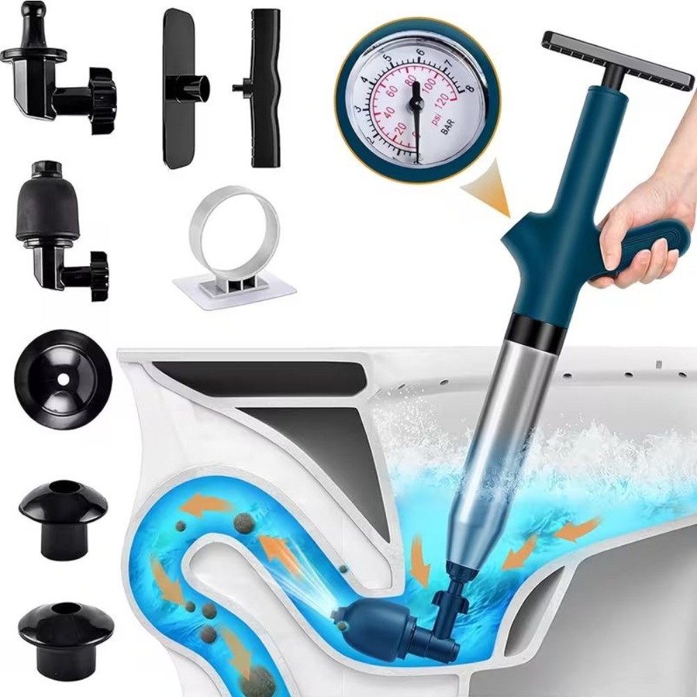 Air toilet plunger set, air dr - đánh giá và giá Plunger Toilet