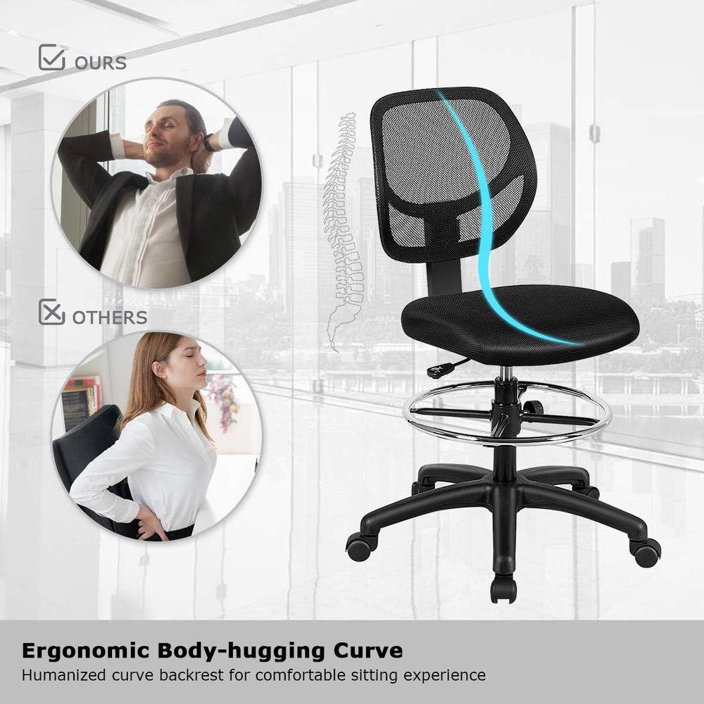 Ergonomic Black Mesh Swivel Of - đánh giá và giá Home Kitchen & Bathroom