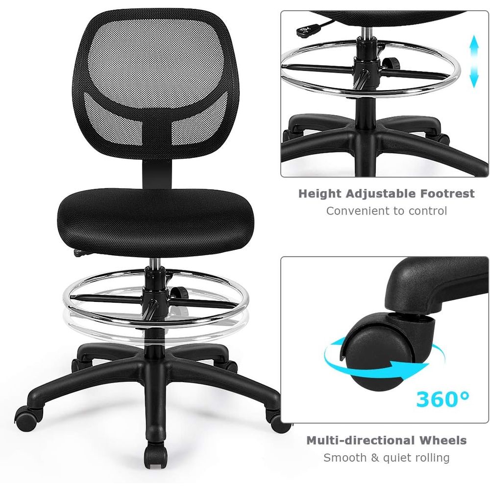 Ergonomic Black Mesh Swivel Of - đánh giá và giá Home Kitchen & Bathroom