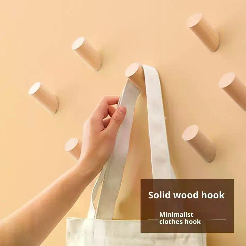 Wall Hanger Wood Hook Beech Ho - đánh giá và giá Home Bathroom Gadgets