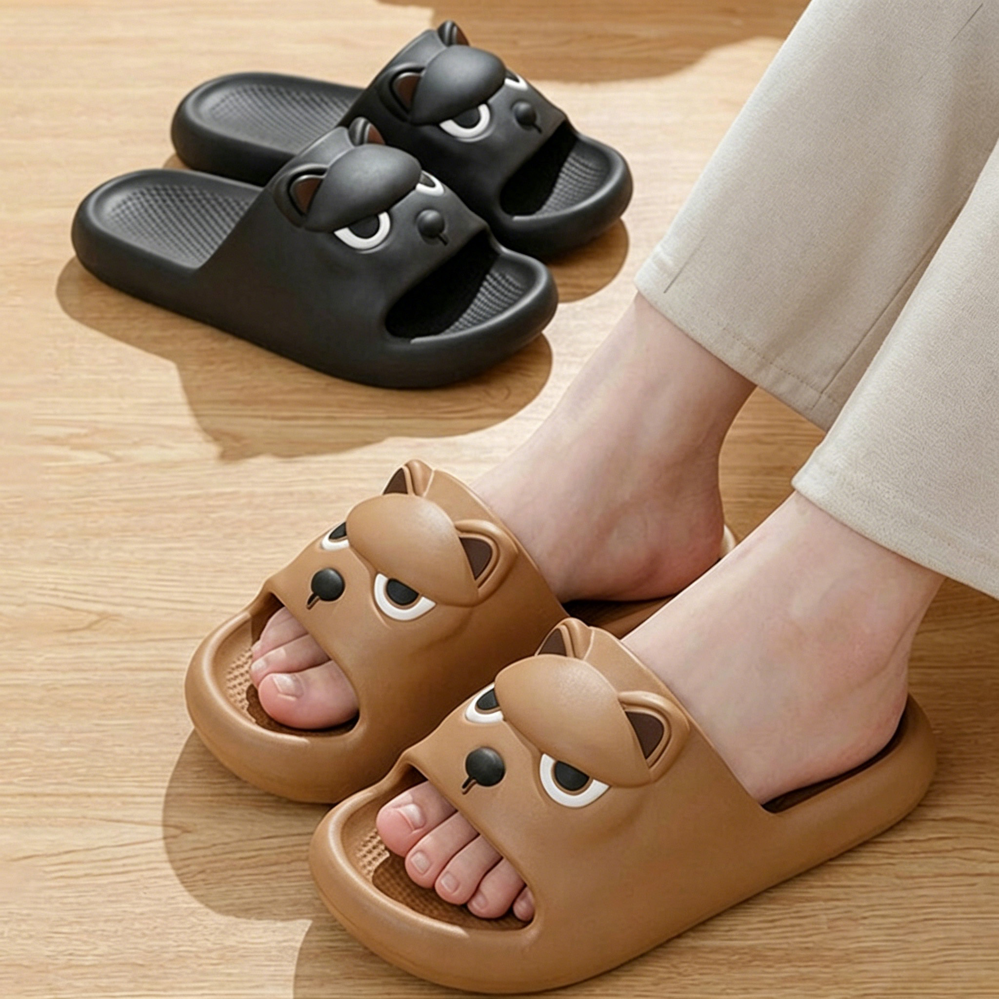 Cartoon Cute Dog Eva Soft Sole - đánh giá và giá Home Outdoor Bathroom