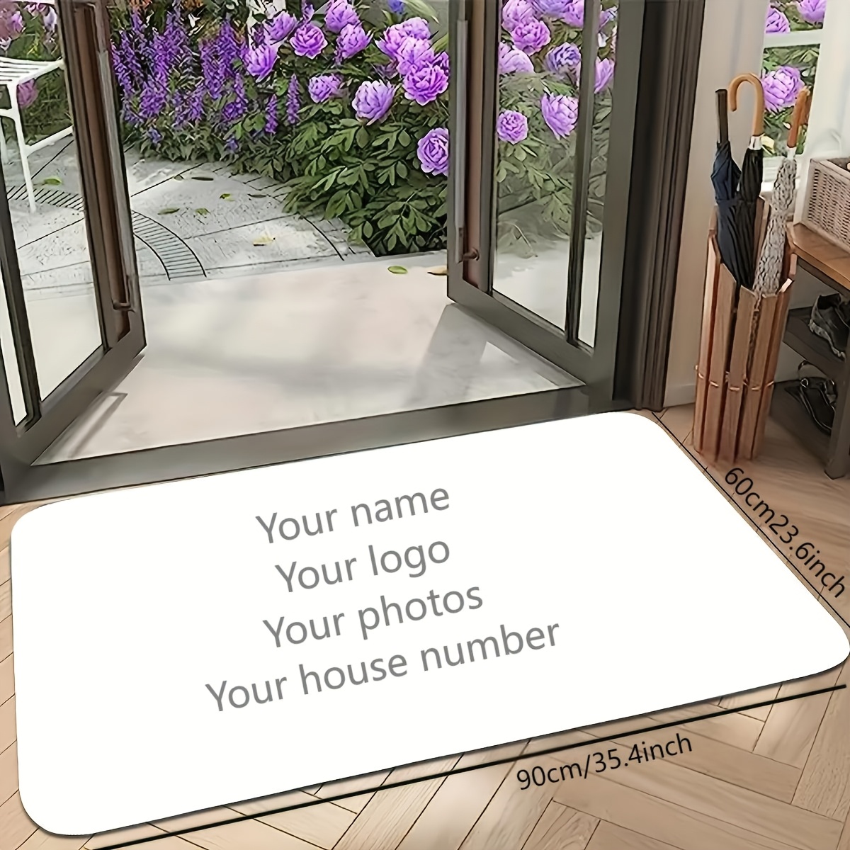 Customizable DIY Mat Entrance  - đánh giá và giá Home Bathroom Name