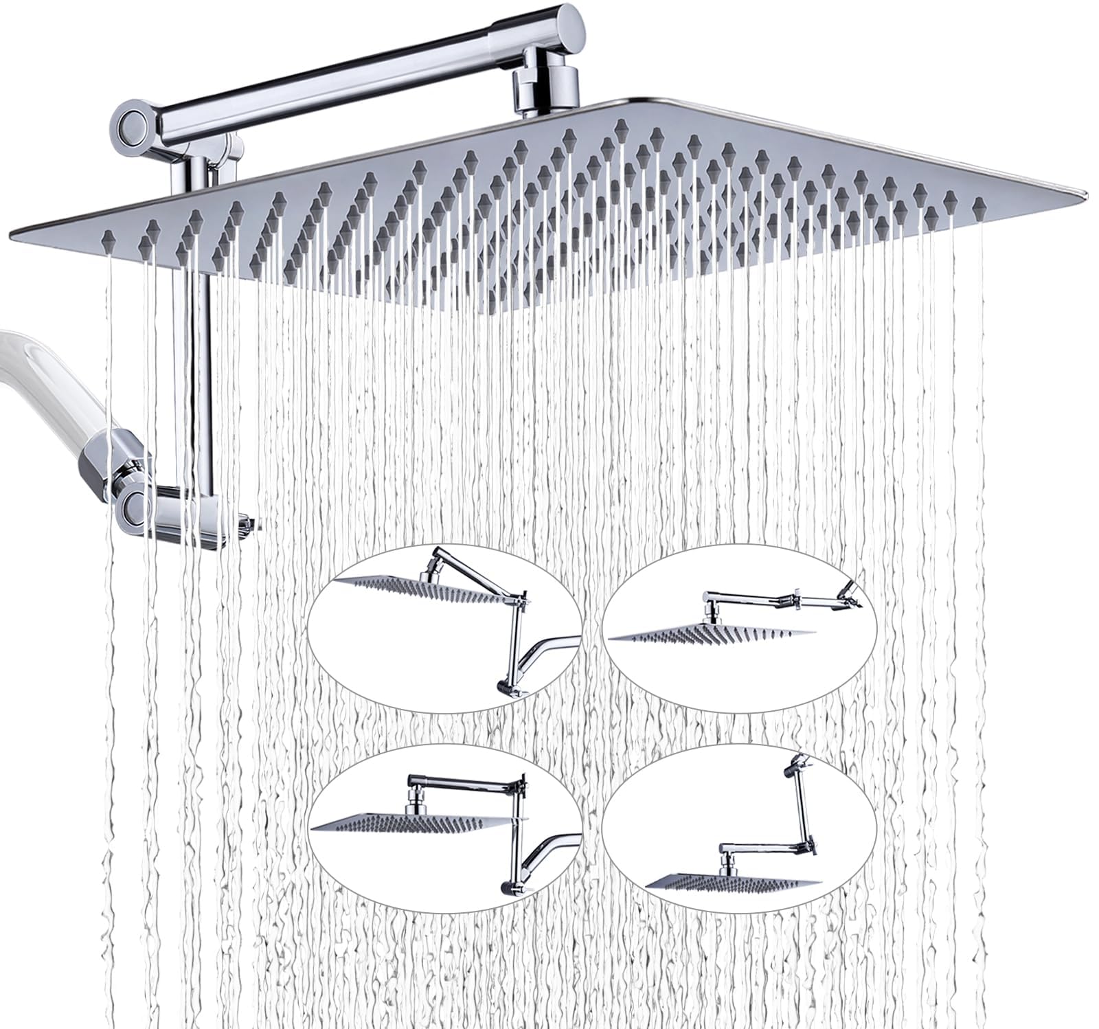 16x10 Inch Stainless Steel Rai - đánh giá và giá Shower Head Rain