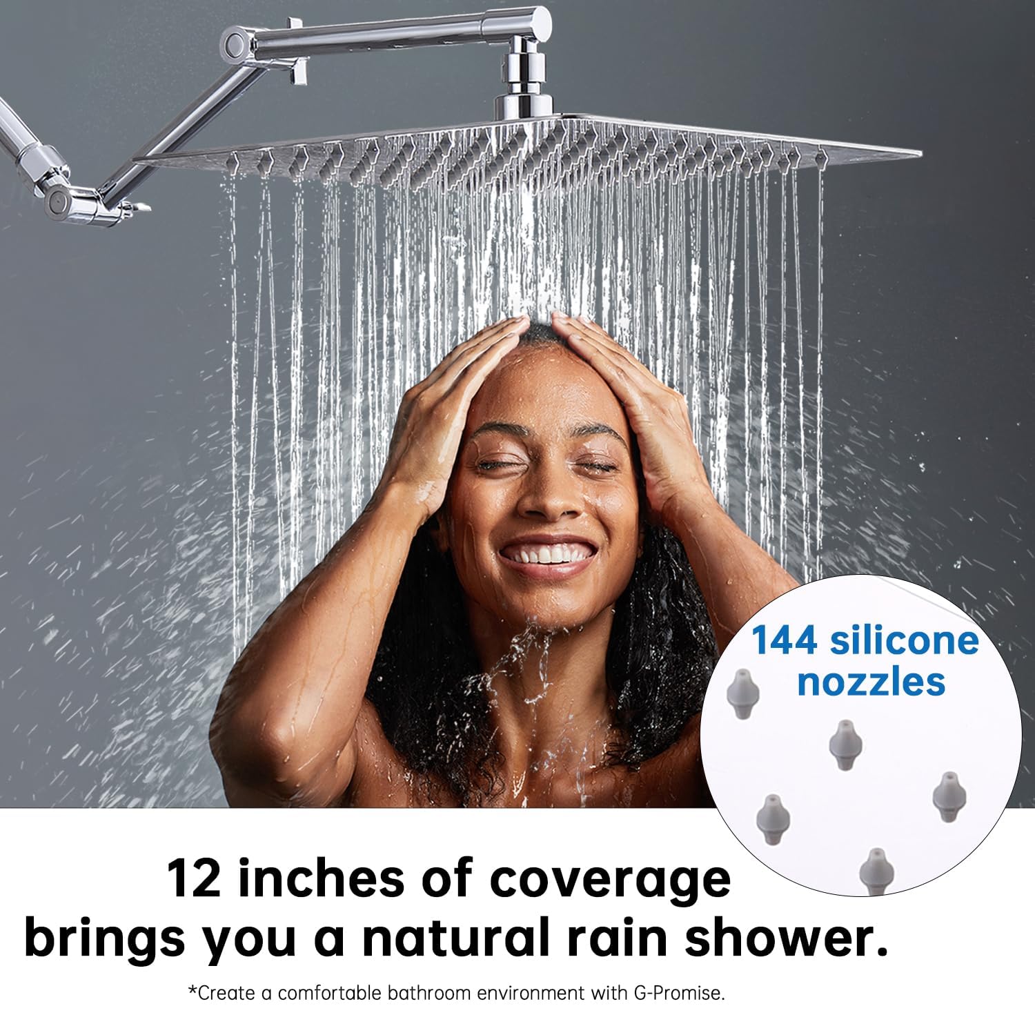 16x10 Inch Stainless Steel Rai - đánh giá và giá Shower Head Rain