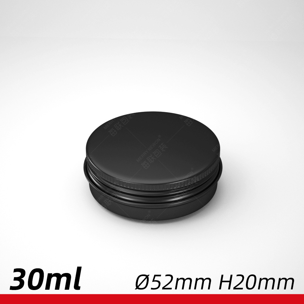 100pcs/lot  30g black color al - đánh giá và giá Bath Salts Jar