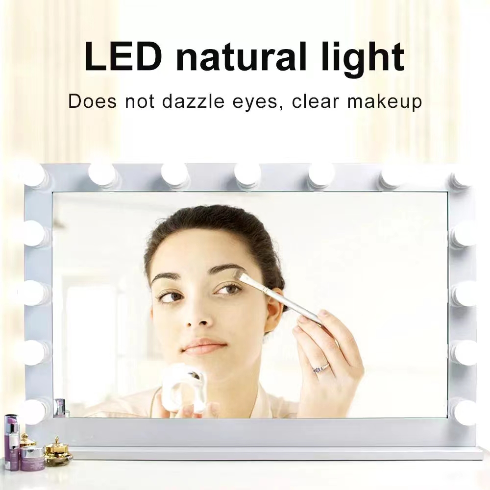 LED Light Paste Mirror Makeup  - đánh giá và giá Home Bathroom Vanity