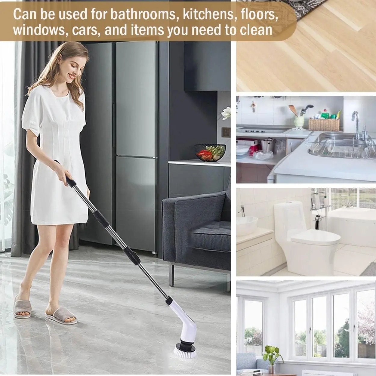 Cordless Electric Spin Scrubbe - đánh giá và giá Plunger Toilet