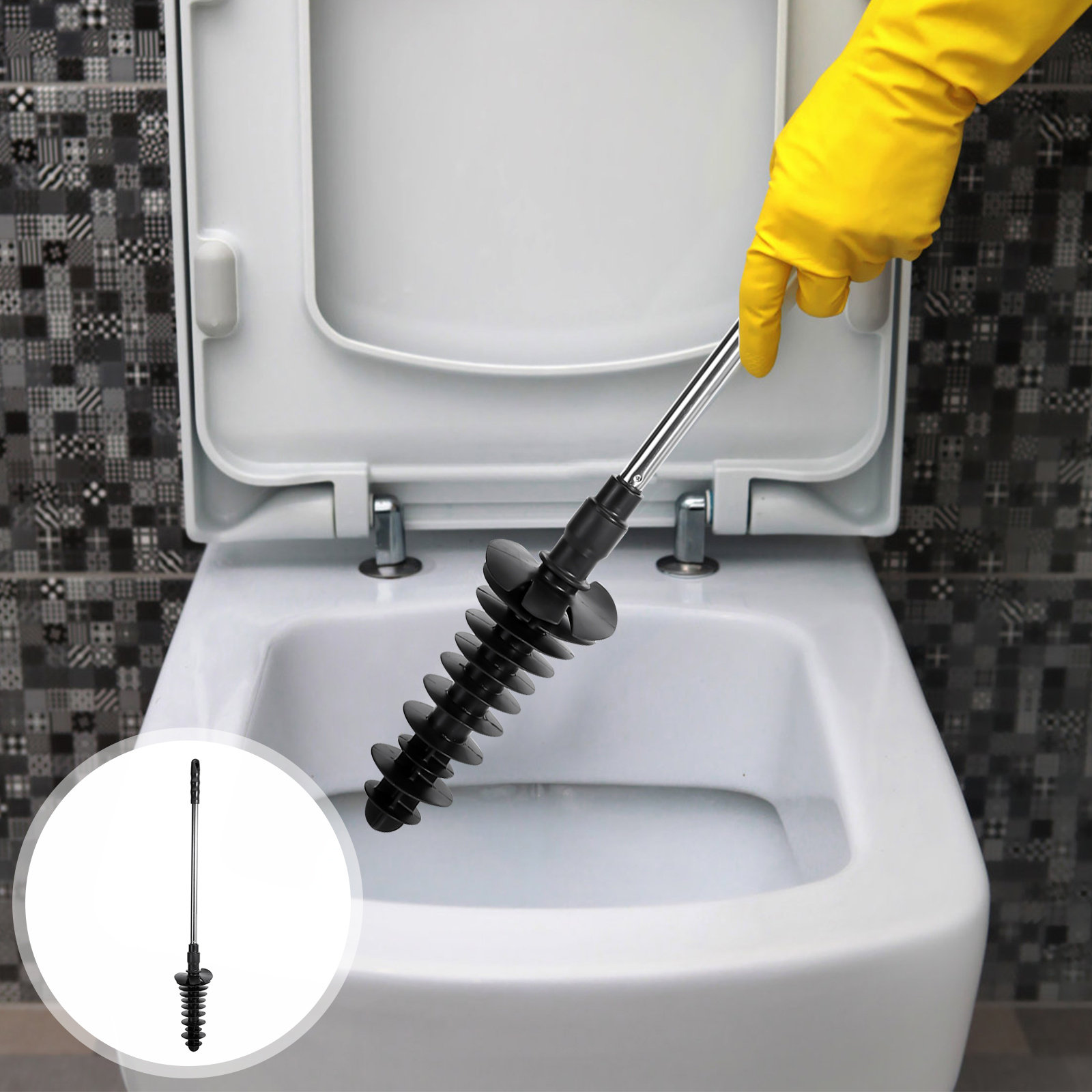 1Pcs Heavy Duty Toilet Plunger - đánh giá và giá Plunger Toilet