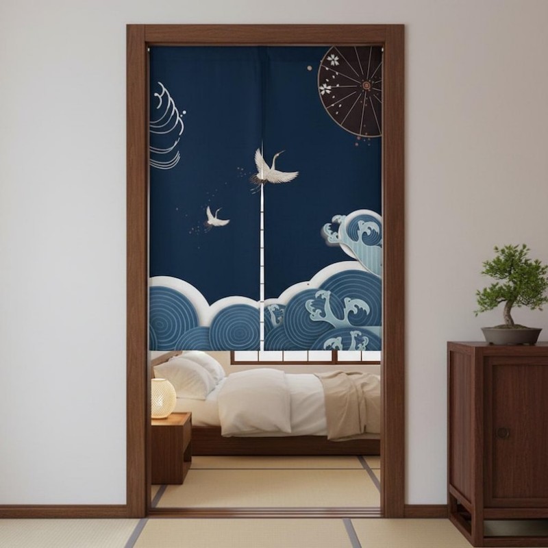 VIKAMA Japanese Style Ukiyo-e  - đánh giá và giá Home Bathroom Partition