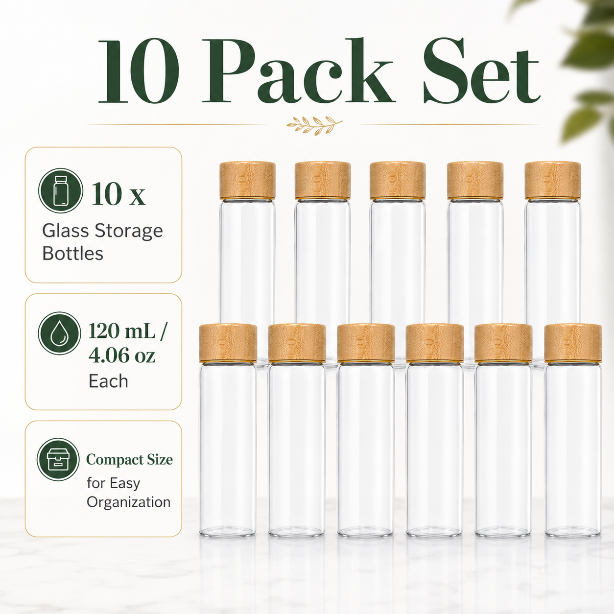 10 Pack Small Glass Storage Bo - đánh giá và giá Bath Salts Jar