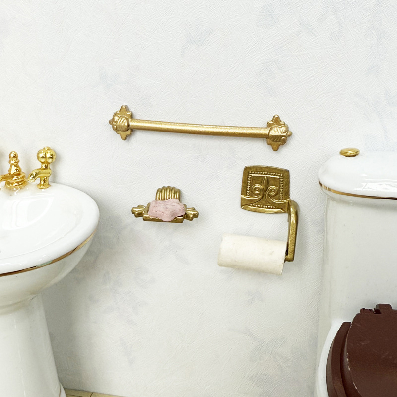 ●1/12 Dollhouse Simulation Pap - đánh giá và giá Home Bathroom Gadgets