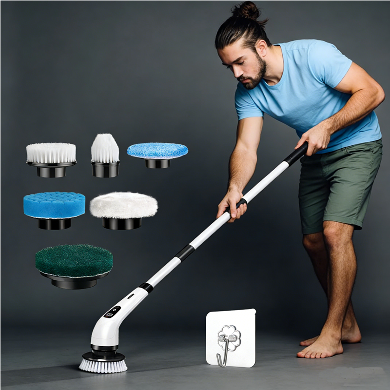 Cordless Household Spin Scrubb - đánh giá và giá Plunger Toilet