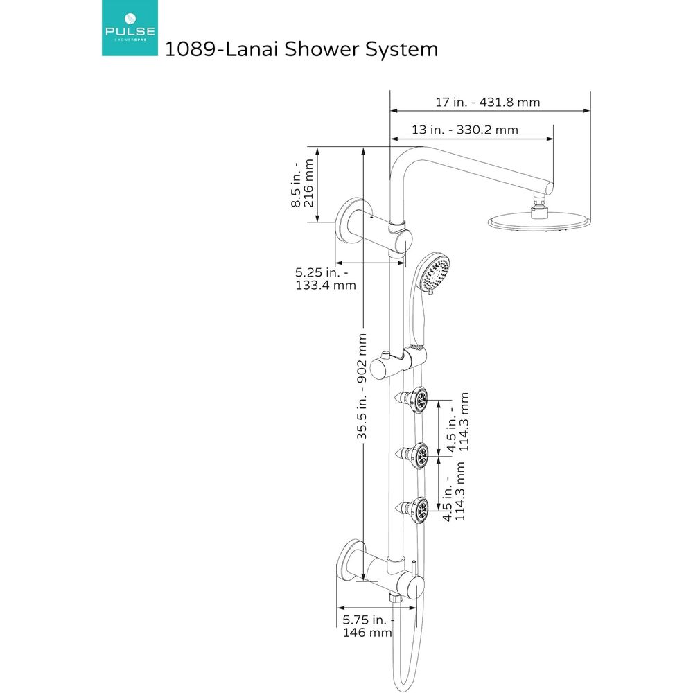Lanai Rain Shower Head with Ha - đánh giá và giá Shower Head Rain