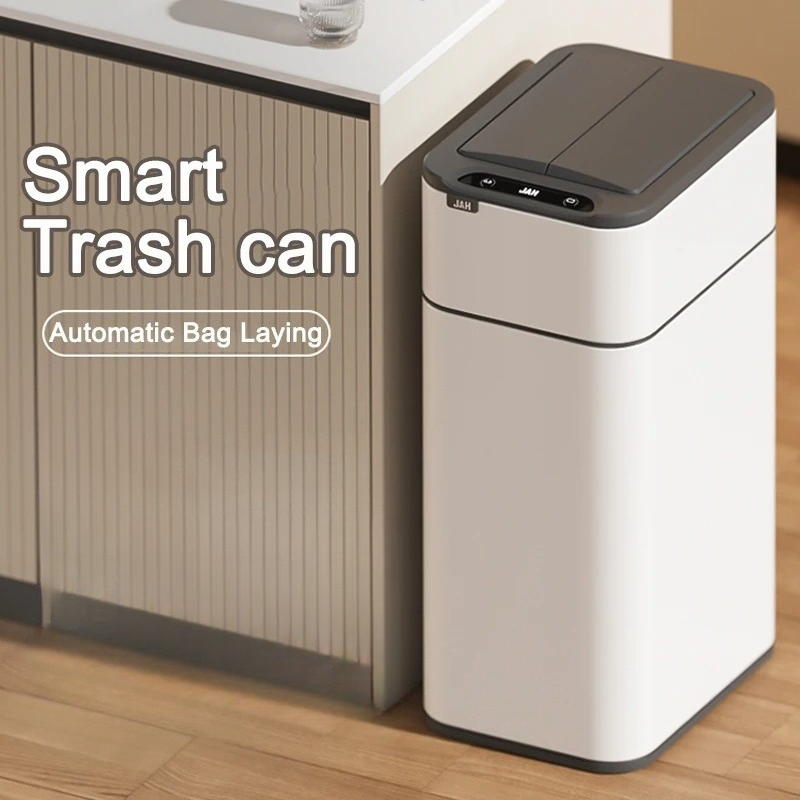 Smart Trash Can with lid 15L/2 - đánh giá và giá Home Kitchen & Bathroom