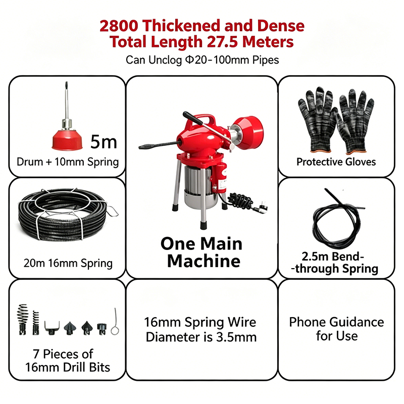 Electric Drain Cleaner Kitchen - đánh giá và giá Plunger Toilet