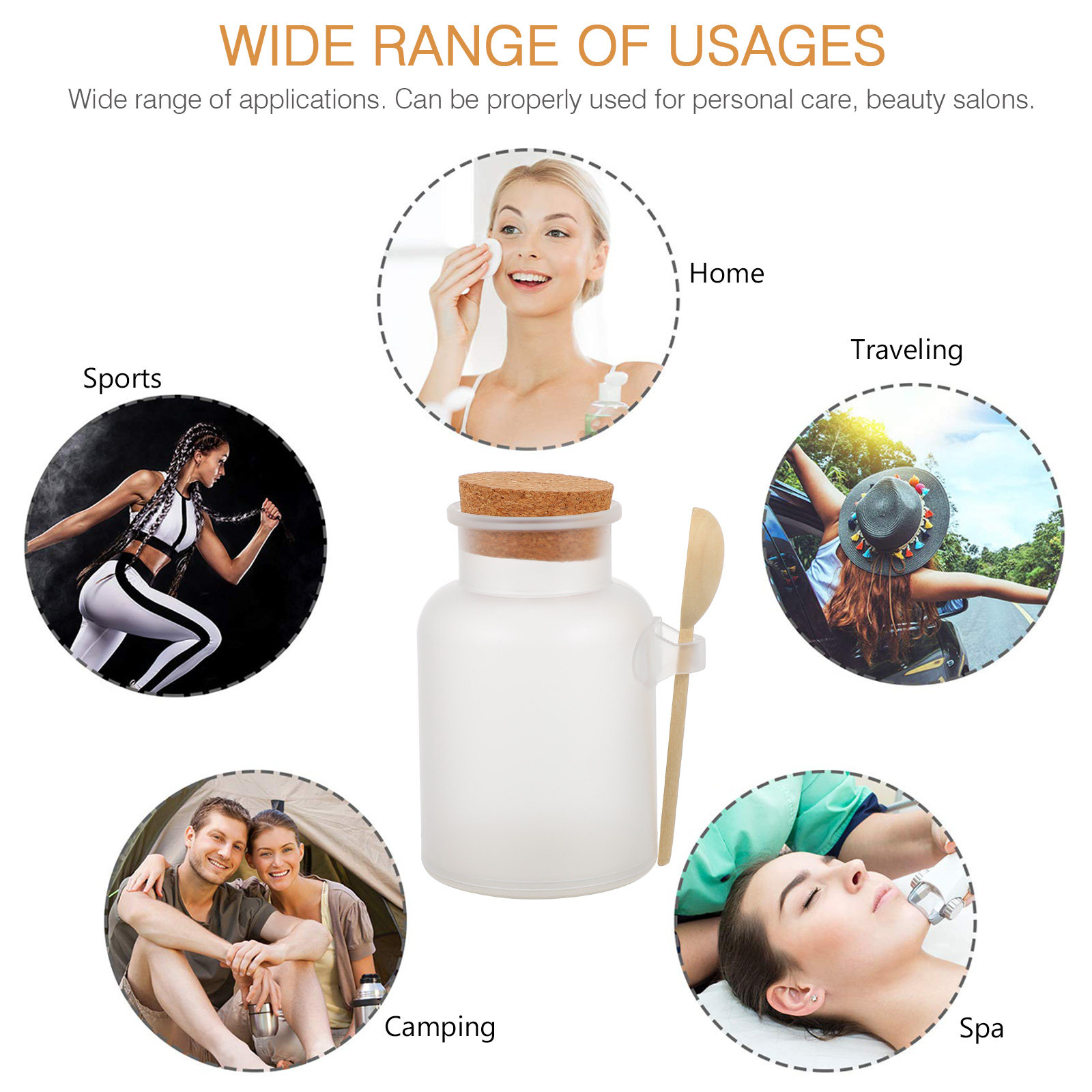 1Pcs Compact Leakproof Dustpro - đánh giá và giá Bath Salts Jar